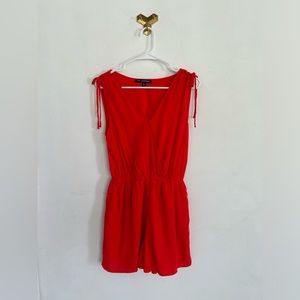 Red shorts romper Size Medium